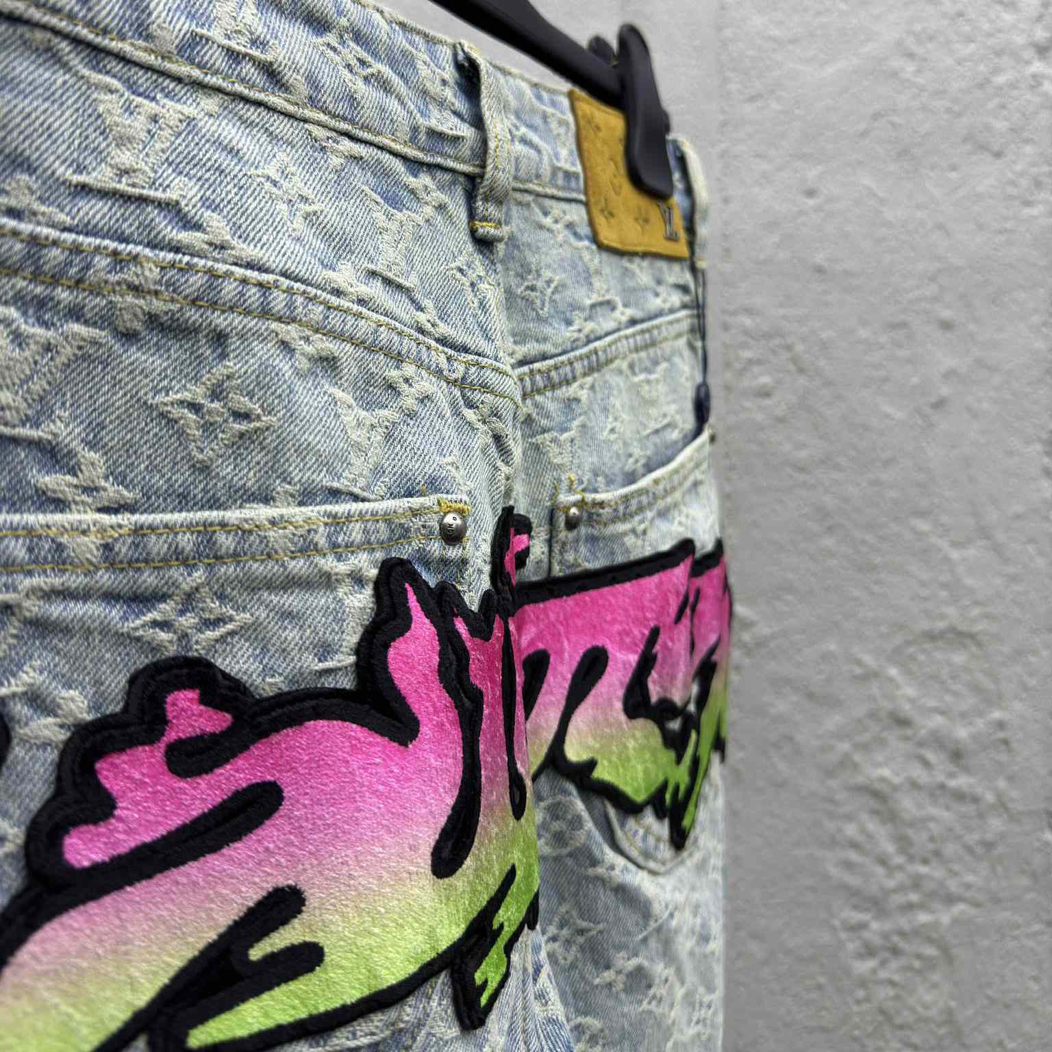 Louis Vuitton Baggy Denim Pants - FashionPlug