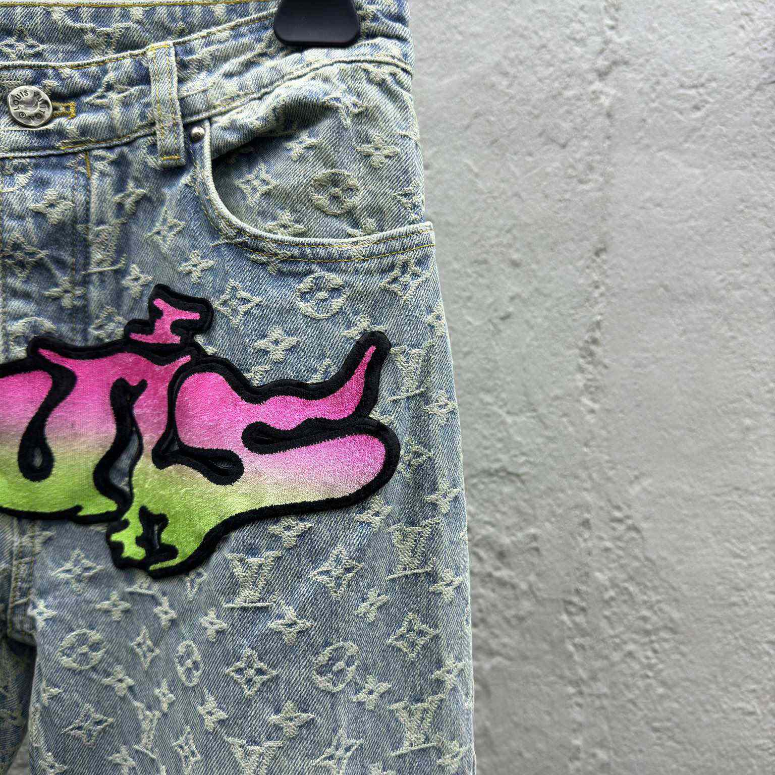 Louis Vuitton Baggy Denim Pants - FashionPlug