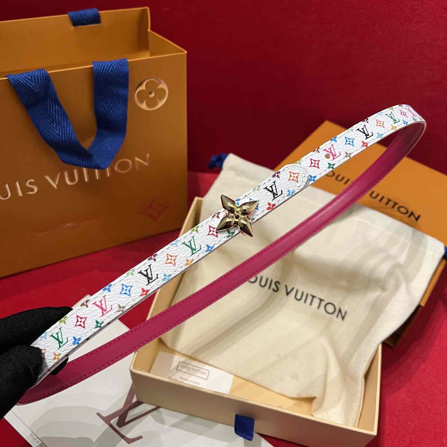 Louis Vuitton LV x TM LV D-Ring 15mm Belt    - FashionPlug