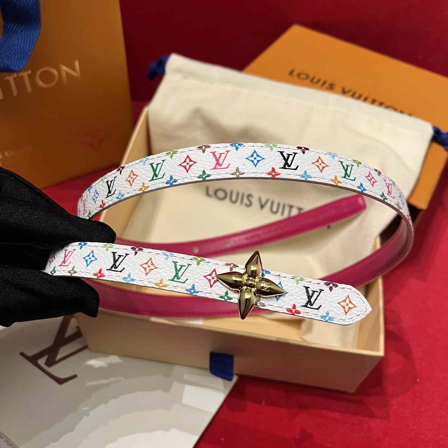 Louis Vuitton LV x TM LV D-Ring 15mm Belt    - FashionPlug