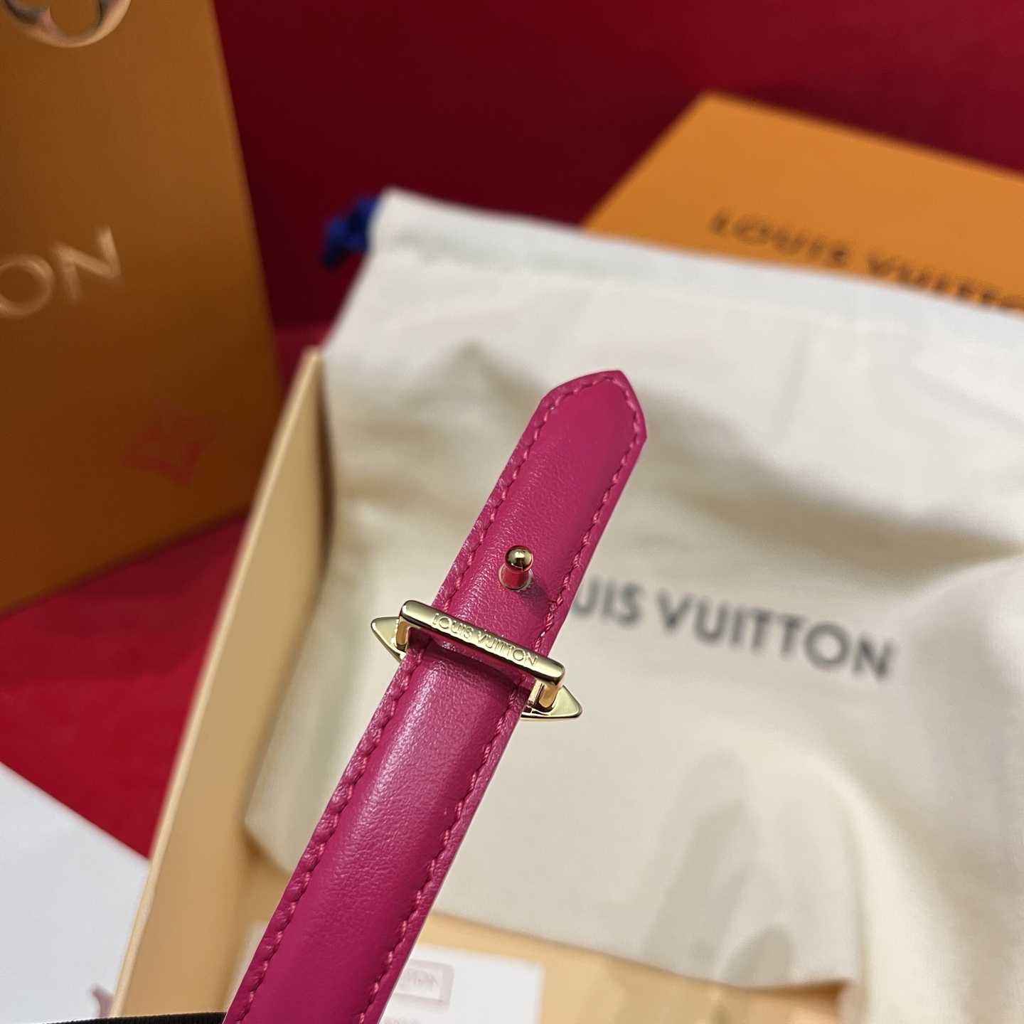 Louis Vuitton LV x TM LV D-Ring 15mm Belt    - FashionPlug