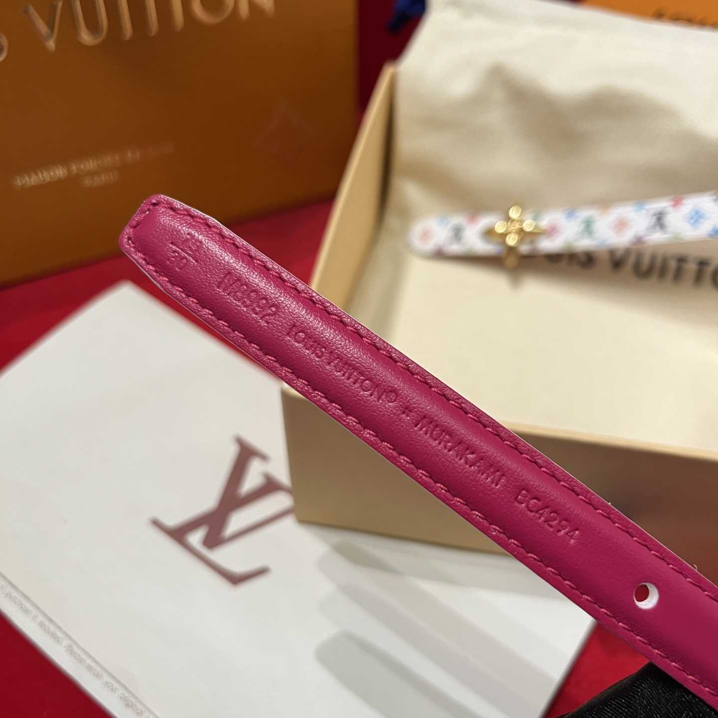Louis Vuitton LV x TM LV D-Ring 15mm Belt    - FashionPlug