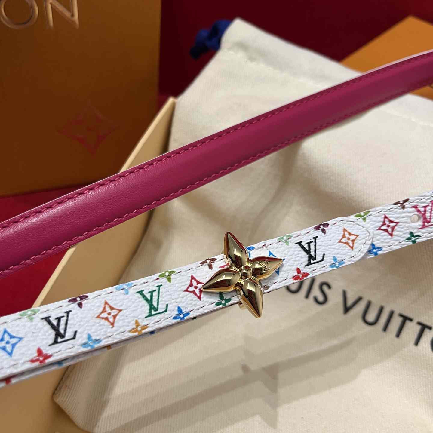 Louis Vuitton LV x TM LV D-Ring 15mm Belt    - FashionPlug