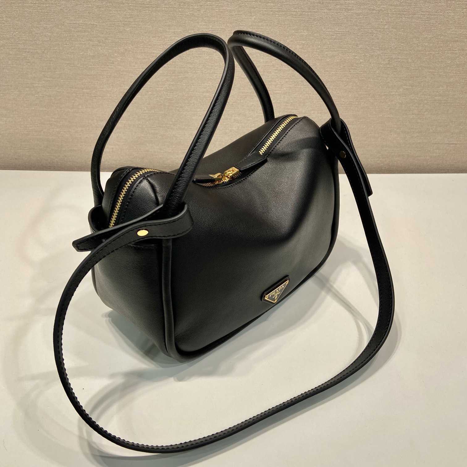 Prada Darling Leather Handbag - FashionPlug