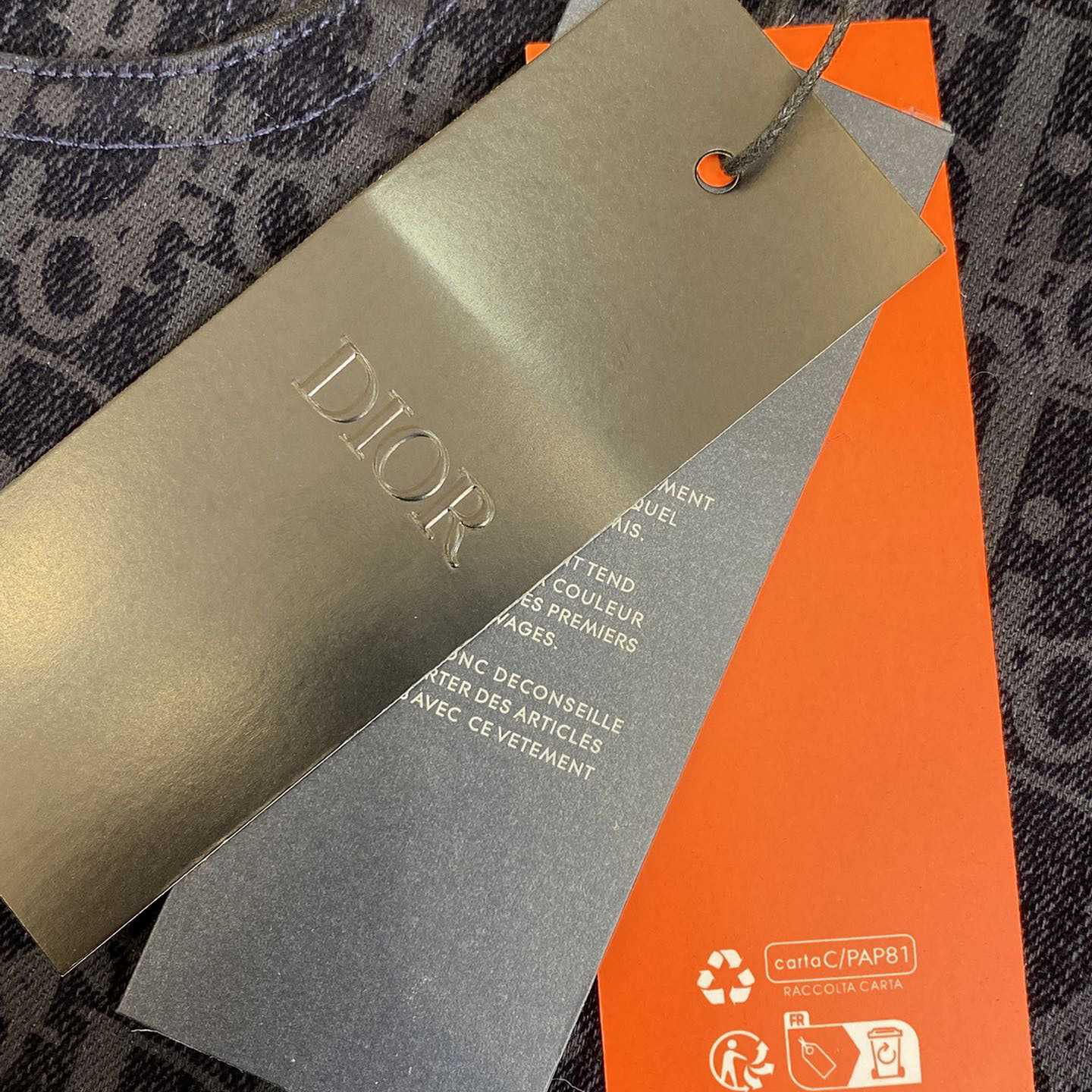DIOR AND KAWS Dior Oblique Heritage Jeans  - FashionPlug