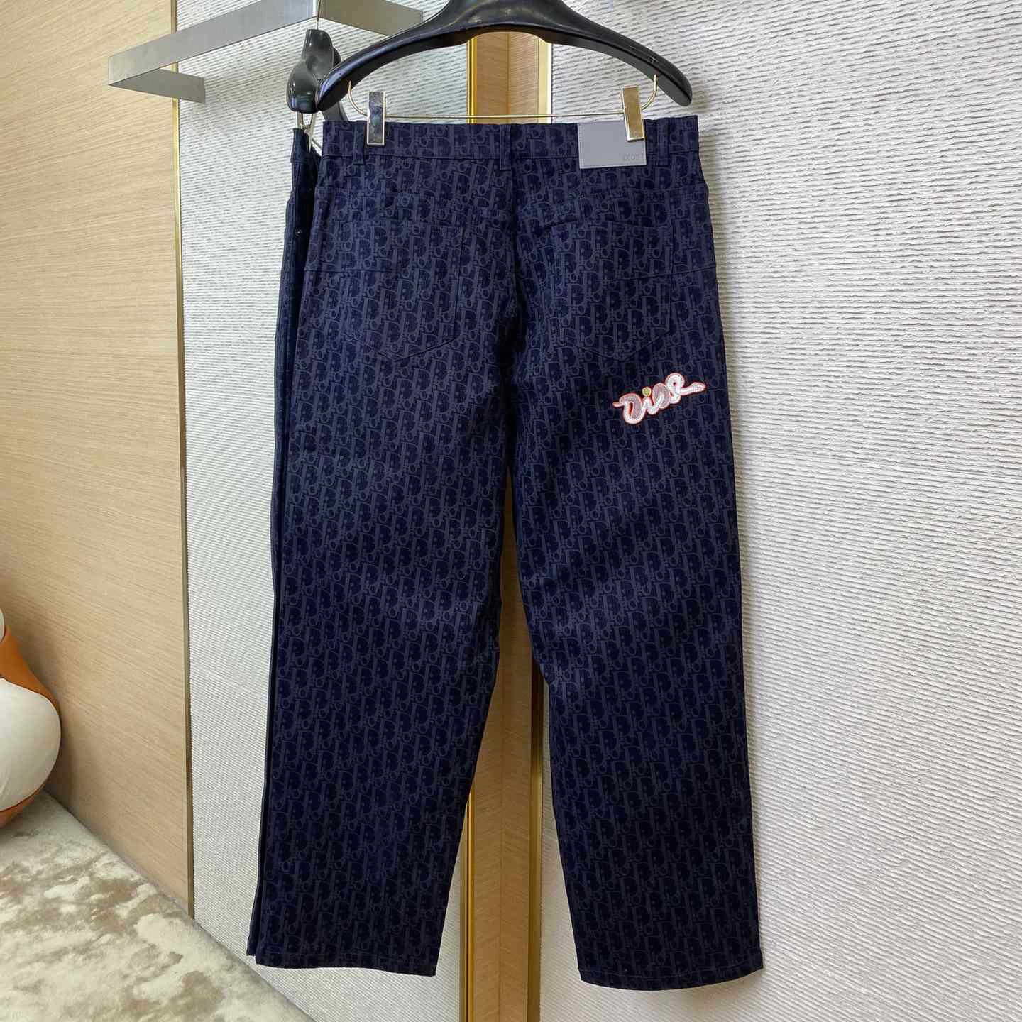 DIOR AND KAWS Dior Oblique Heritage Jeans  - FashionPlug