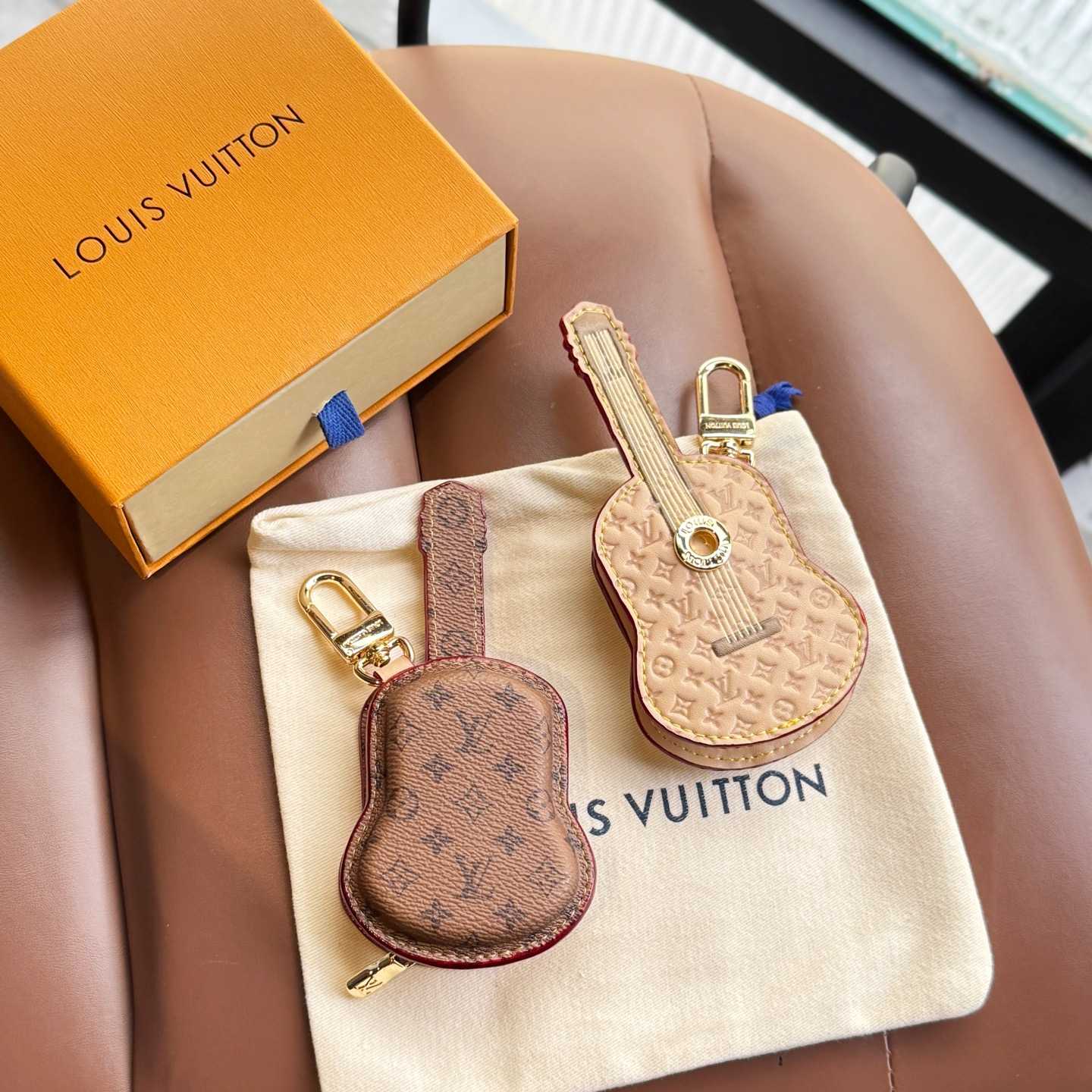 Louis Vuitton Guitar Pouch Bag Charm   M02032 - FashionPlug