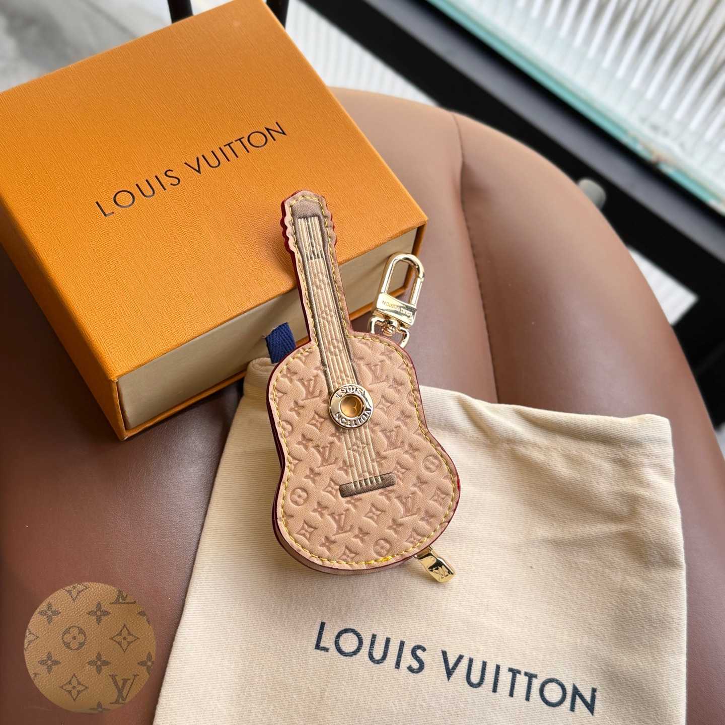 Louis Vuitton Guitar Pouch Bag Charm   M02032 - FashionPlug