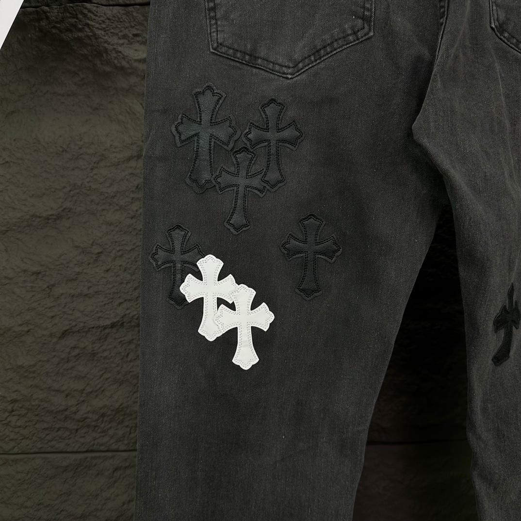 Chrome Hearts Straight Leg Jeans - FashionPlug