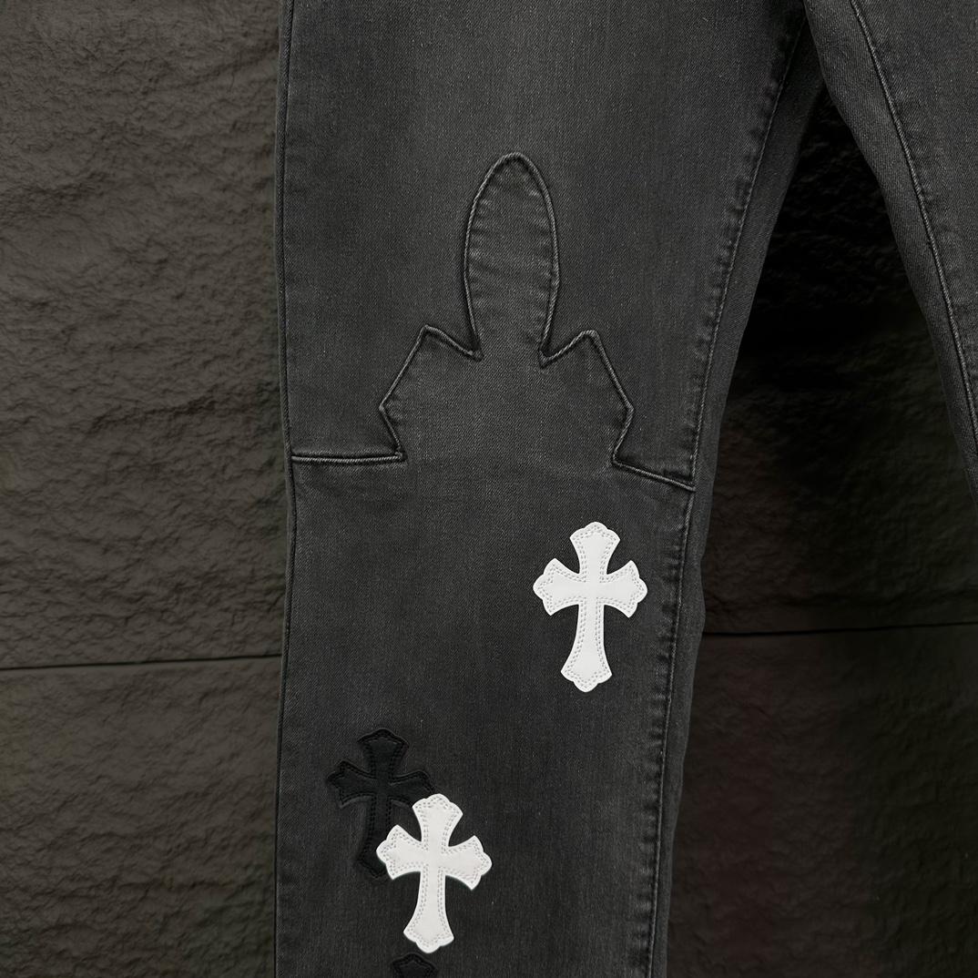 Chrome Hearts Straight Leg Jeans - FashionPlug