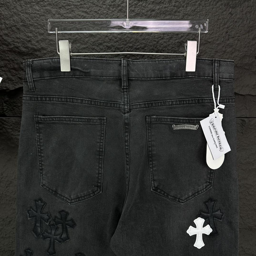 Chrome Hearts Straight Leg Jeans - FashionPlug