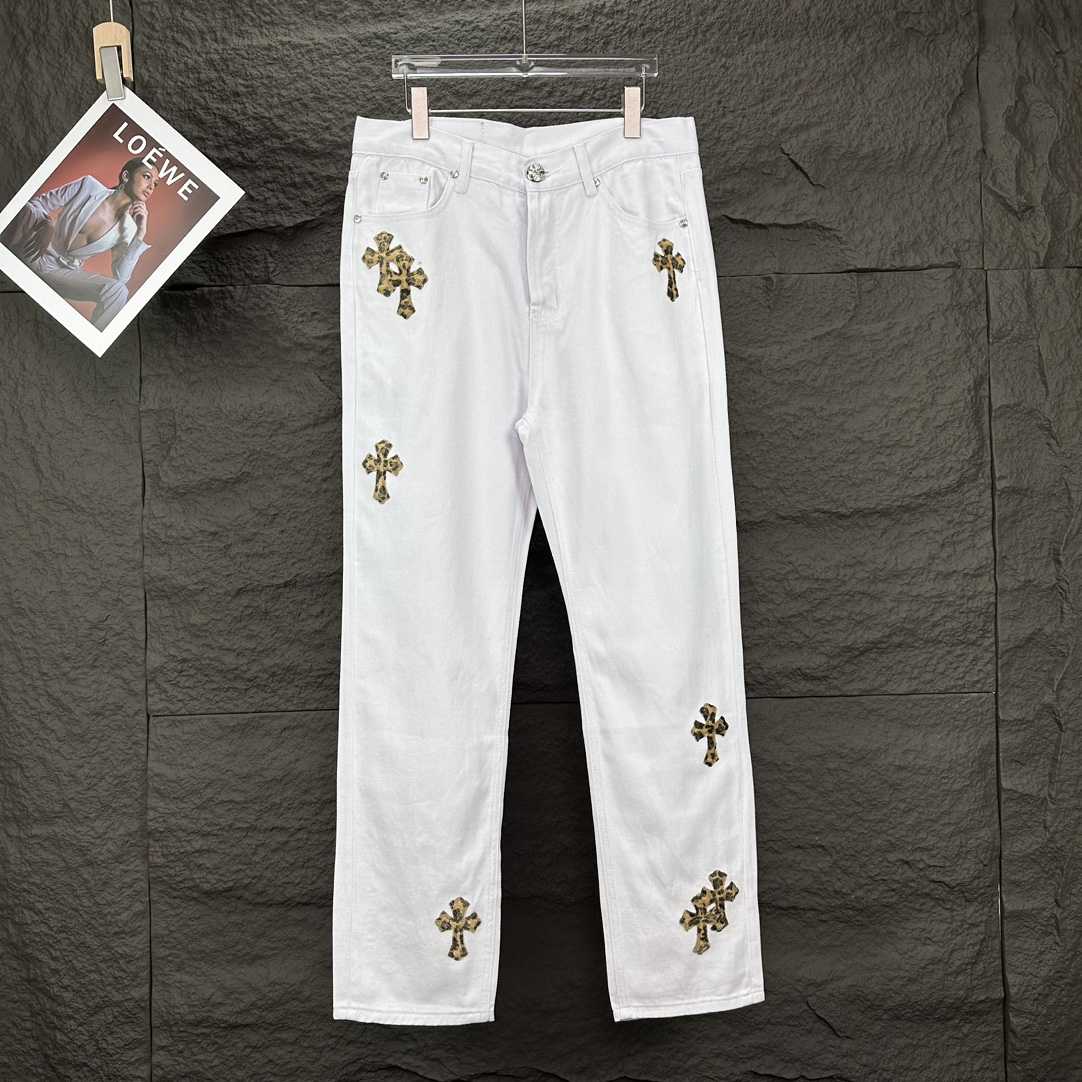 Chrome Hearts Straight Leg Jeans - FashionPlug
