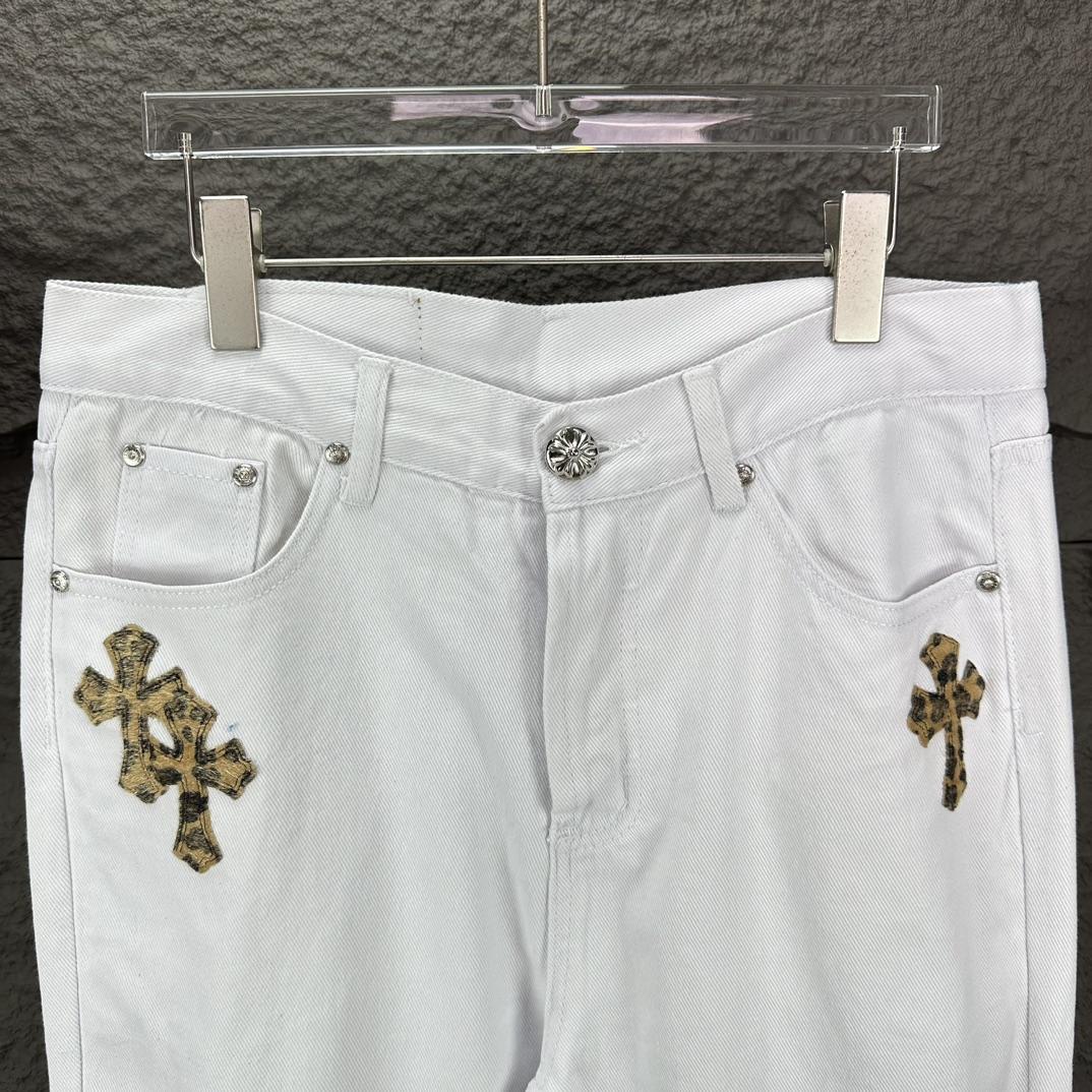 Chrome Hearts Straight Leg Jeans - FashionPlug