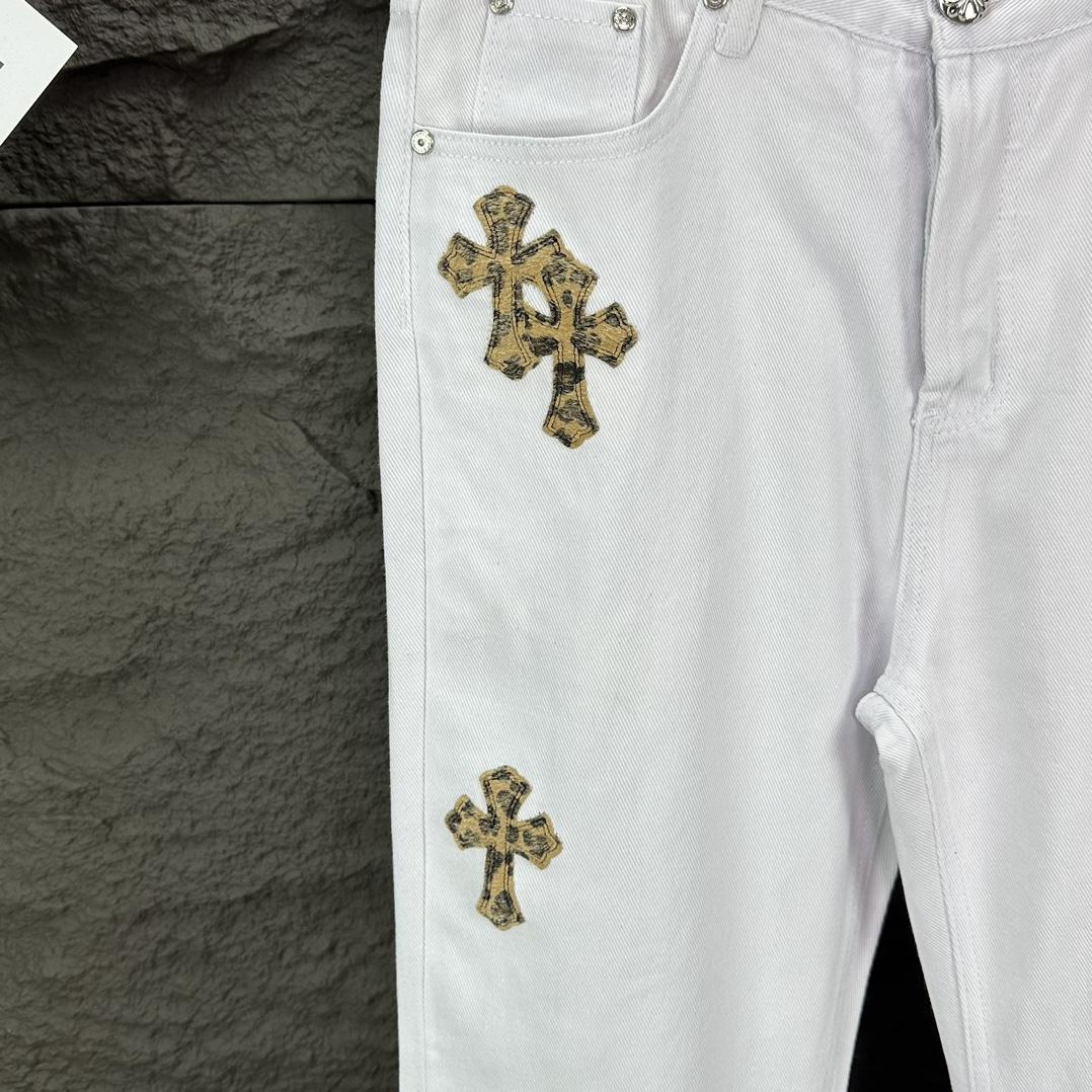 Chrome Hearts Straight Leg Jeans - FashionPlug