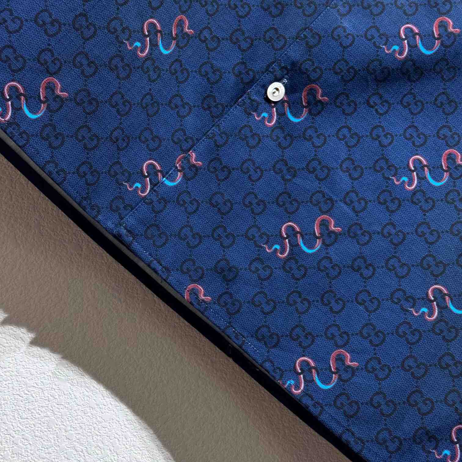Gucci Printed Cotton Ripstop Shirt - FashionPlug