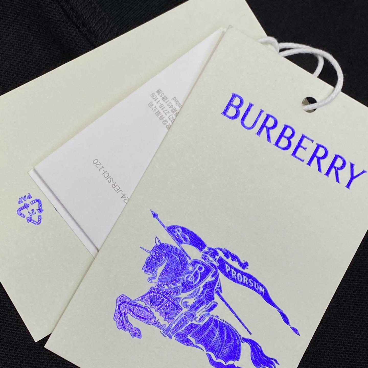 Burberry B Crest Cotton T-shirt  - FashionPlug