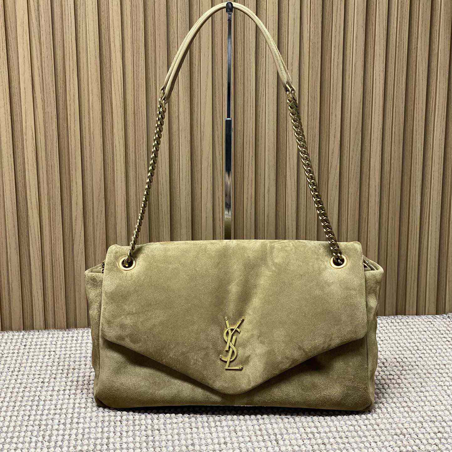 Saint Laurent Calypso Large In Lambskin  (36x20x10cm) - FashionPlug