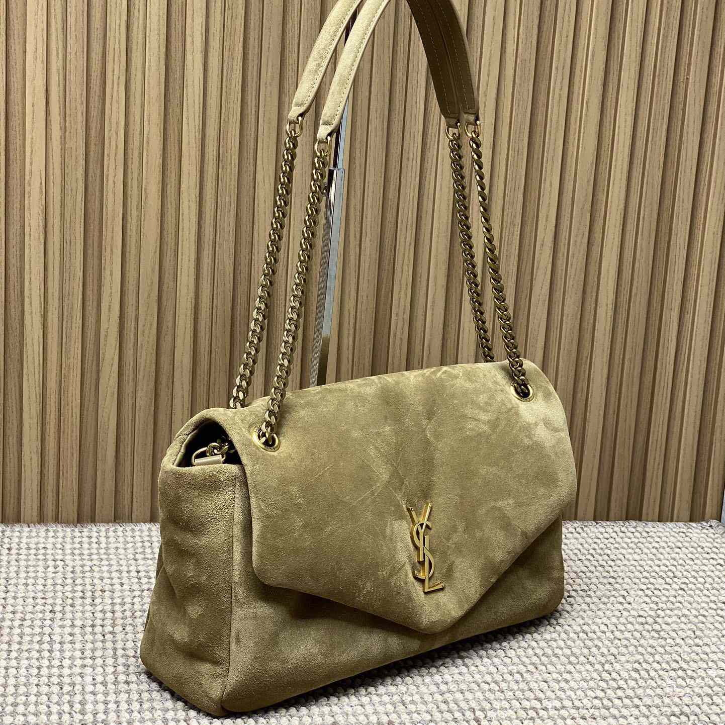 Saint Laurent Calypso Large In Lambskin  (36x20x10cm) - FashionPlug