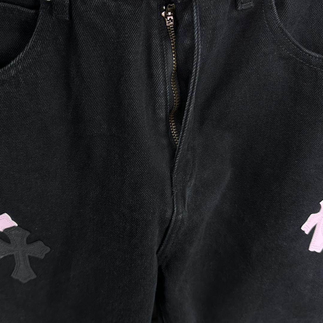 Chrome Hearts Straight Leg Jeans - FashionPlug