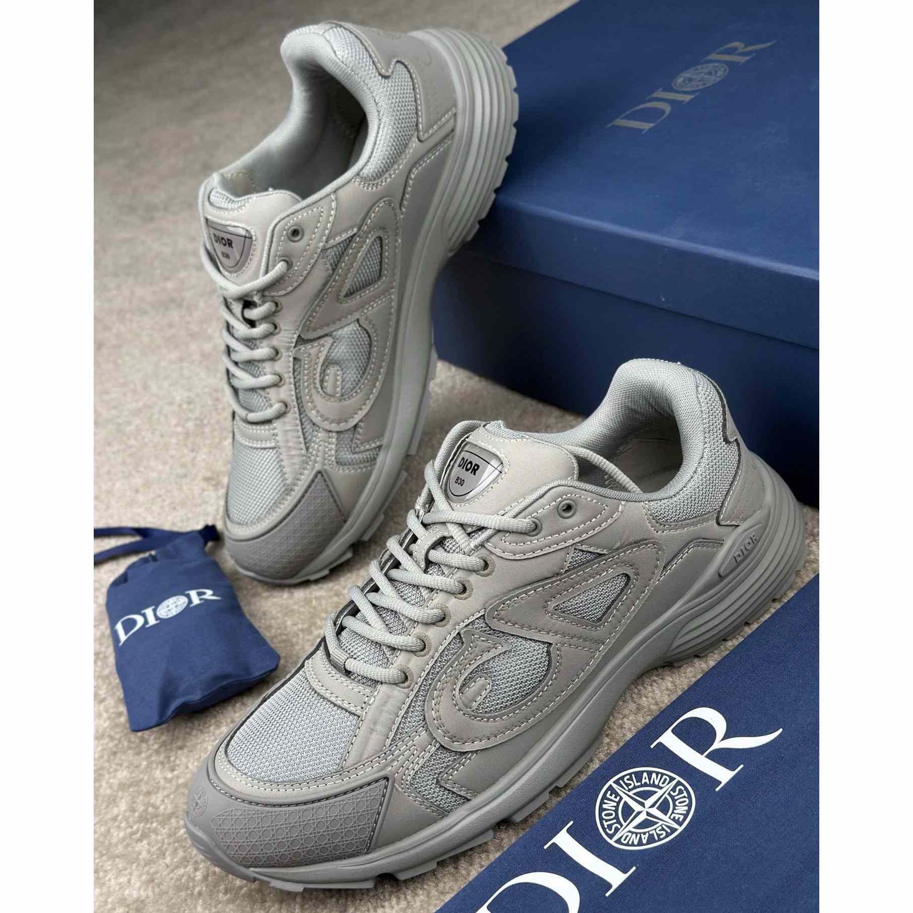 Stone Island x Dior B30 Sneaker  - FashionPlug