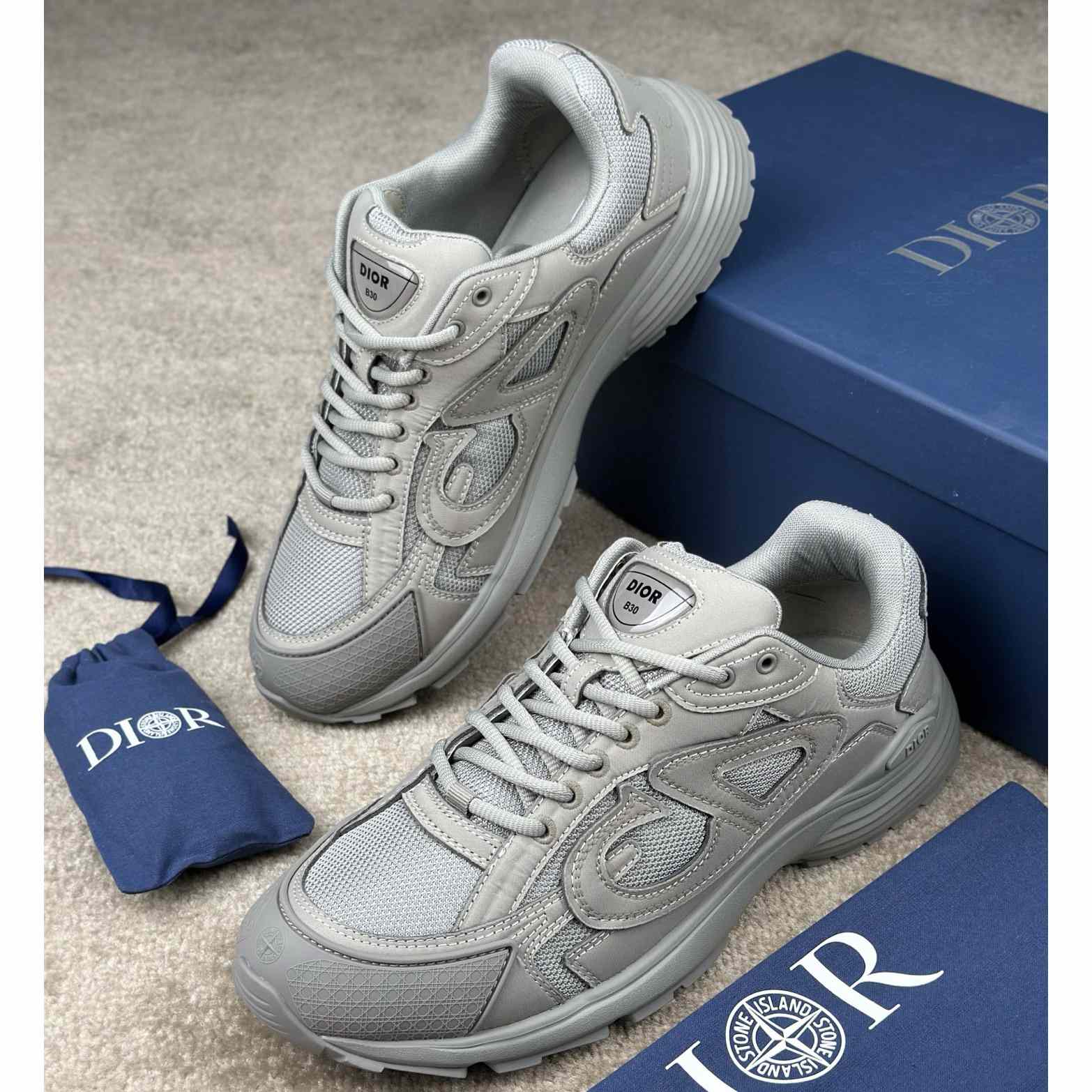 Stone Island x Dior B30 Sneaker  - FashionPlug