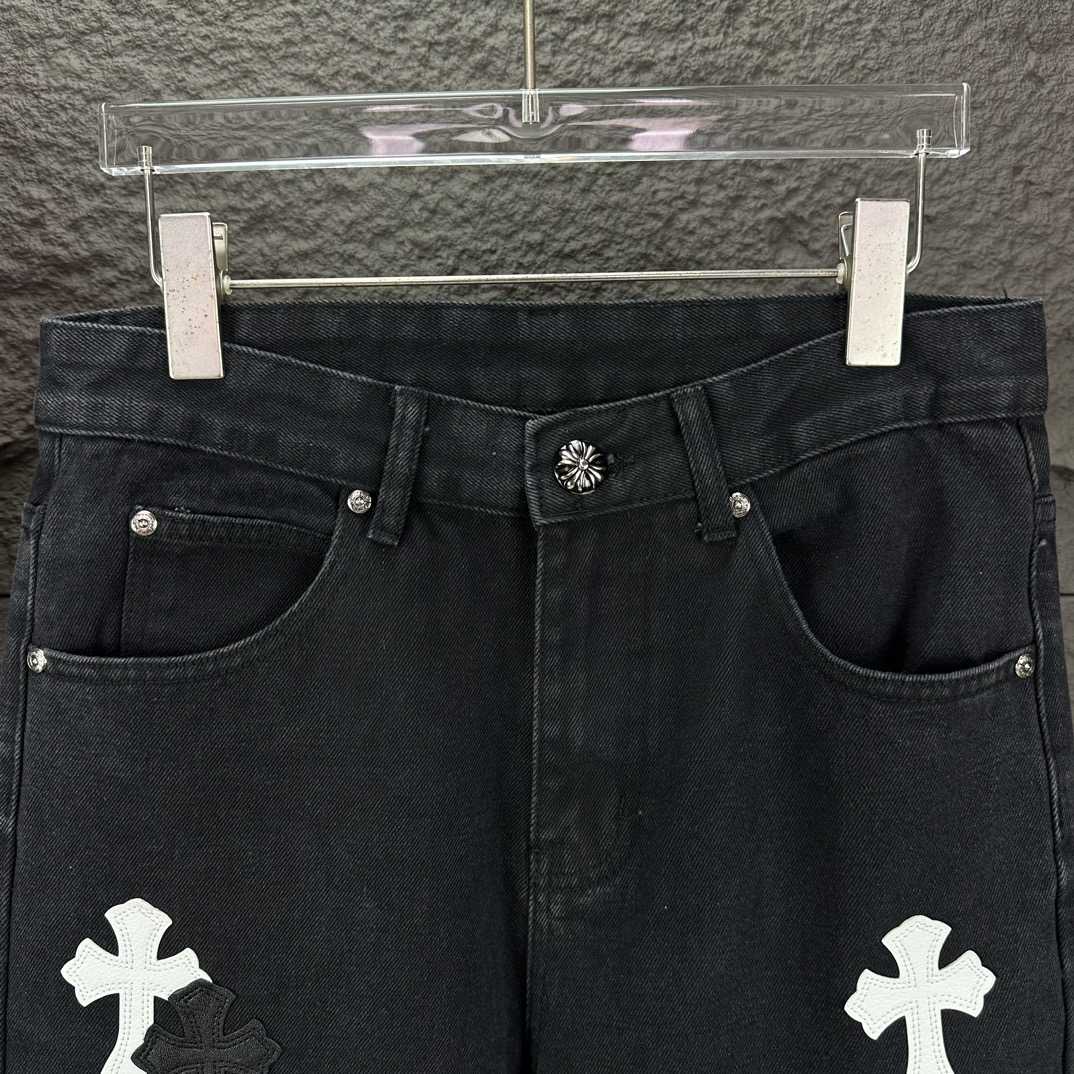Chrome Hearts Straight Leg Jeans - FashionPlug