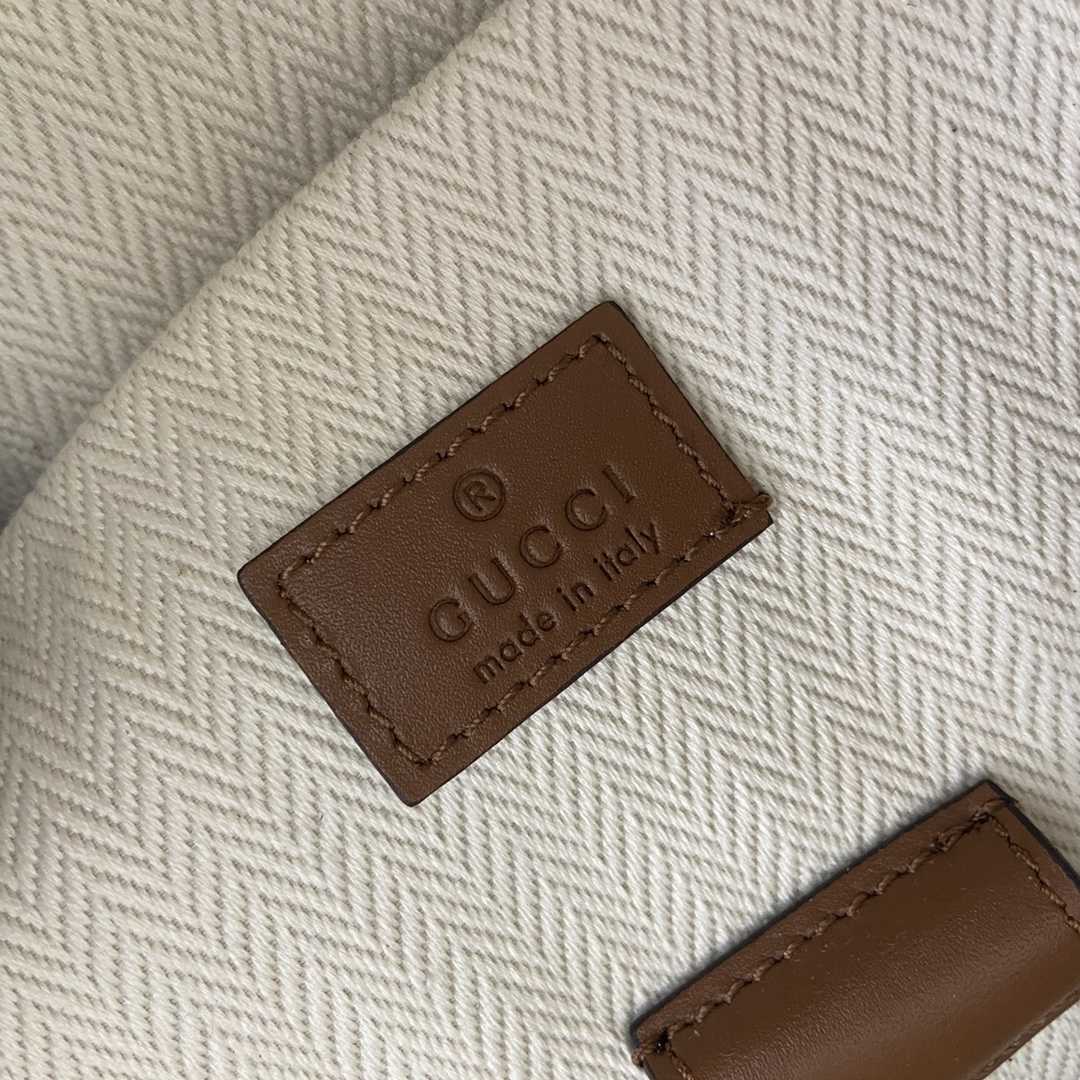 Gucci GG Emblem Medium Backpack  - FashionPlug