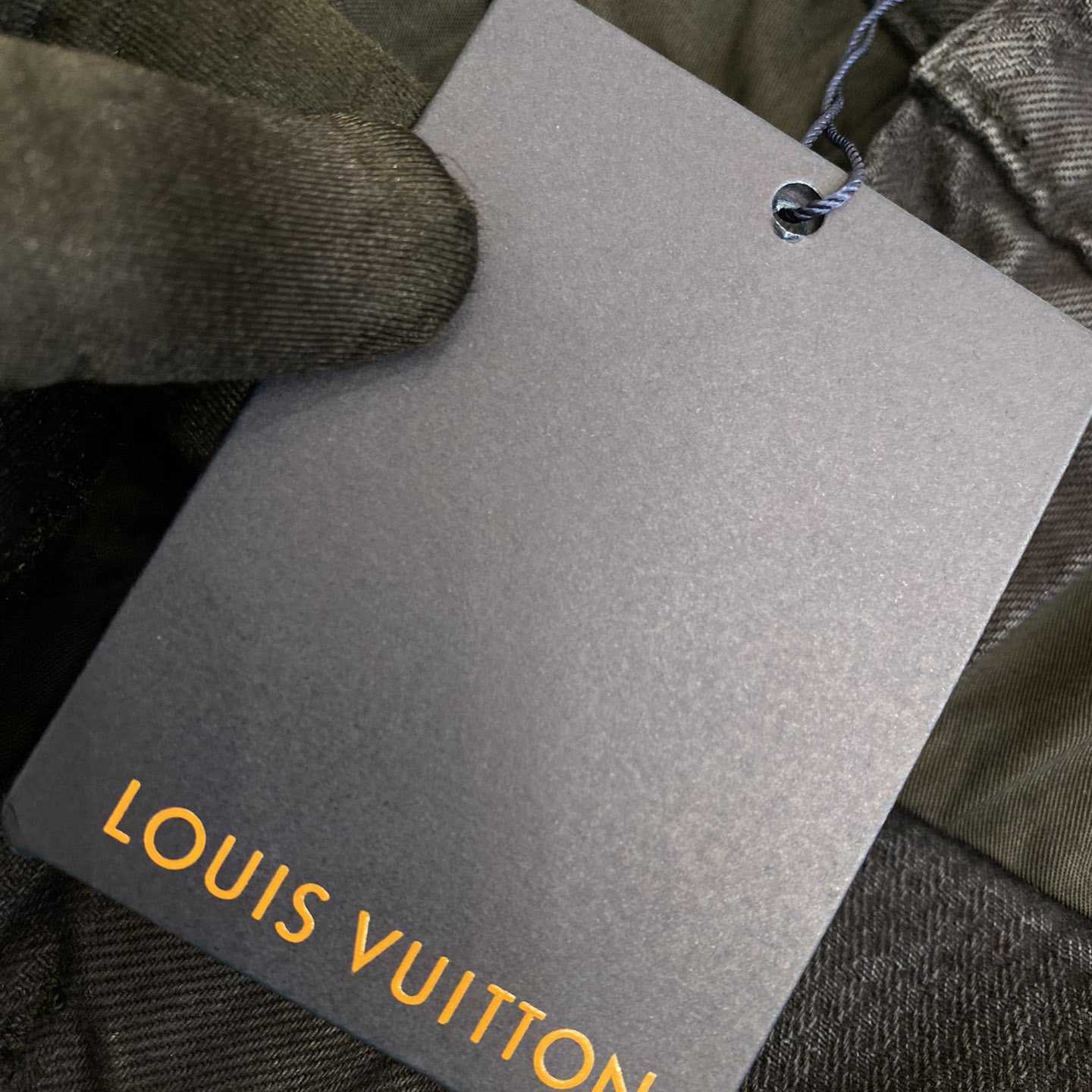 Louis Vuitton Brown Wash Effect Straight Leg Pants - FashionPlug