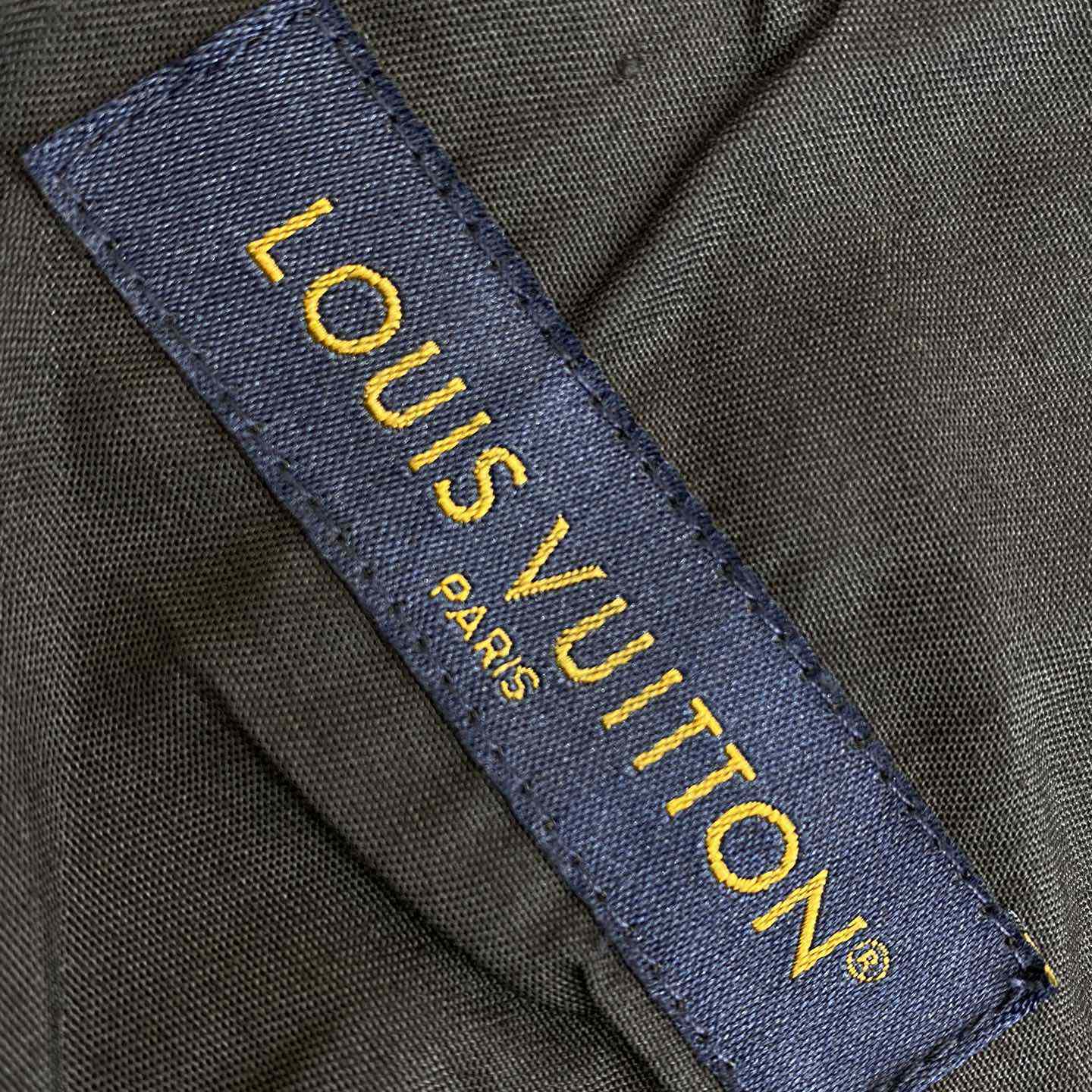 Louis Vuitton Brown Wash Effect Straight Leg Pants - FashionPlug