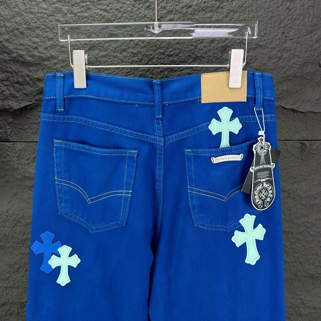 Chrome Hearts Straight Leg Jeans - FashionPlug