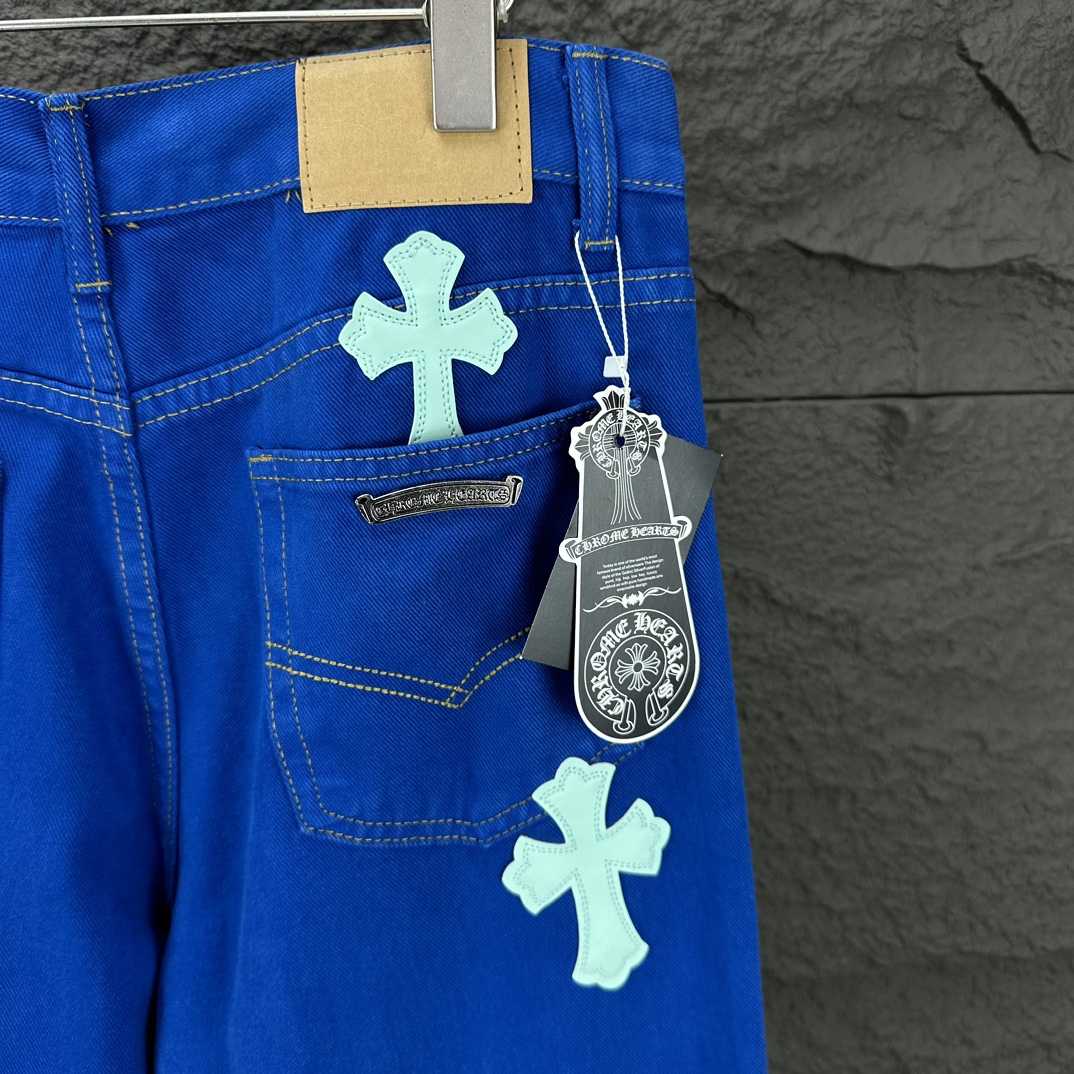 Chrome Hearts Straight Leg Jeans - FashionPlug