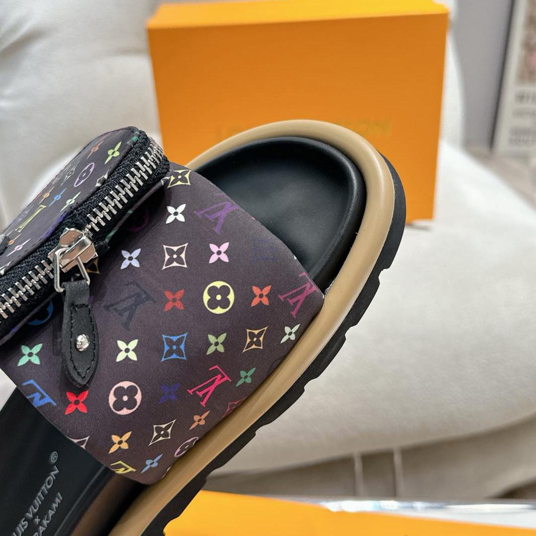 Louis Vuitton LV x TM Pool Pillow Flat Comfort Mule    - FashionPlug