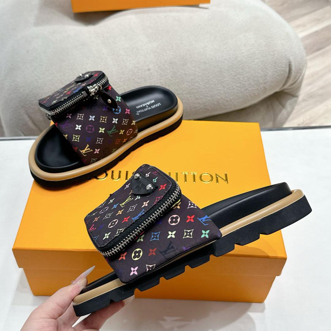 Louis Vuitton LV x TM Pool Pillow Flat Comfort Mule    - FashionPlug