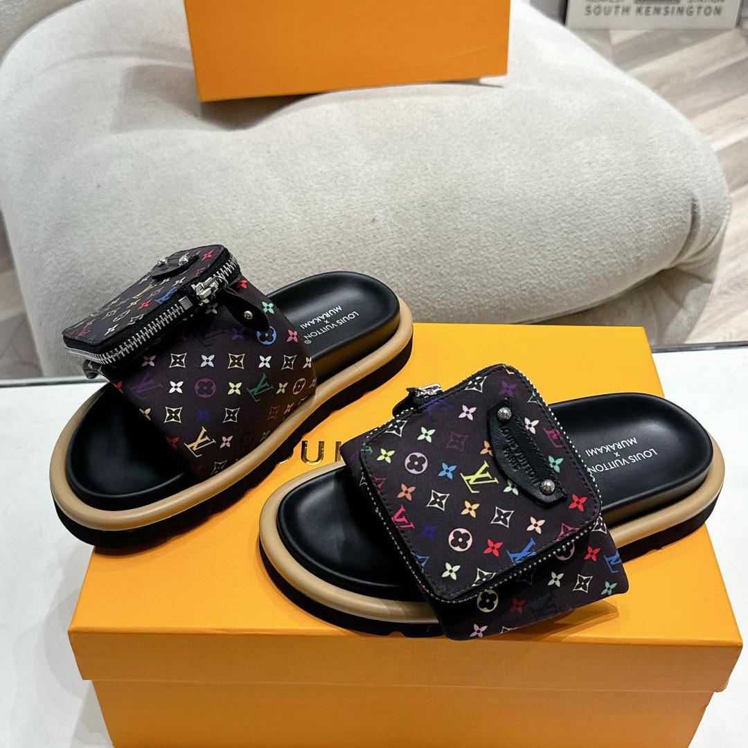 Louis Vuitton LV x TM Pool Pillow Flat Comfort Mule    - FashionPlug