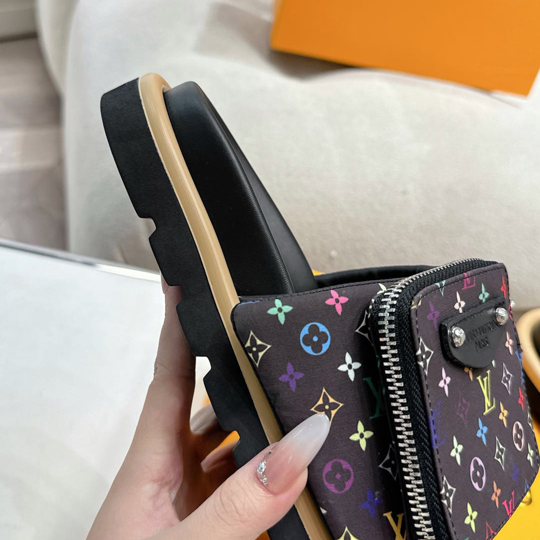 Louis Vuitton LV x TM Pool Pillow Flat Comfort Mule    - FashionPlug