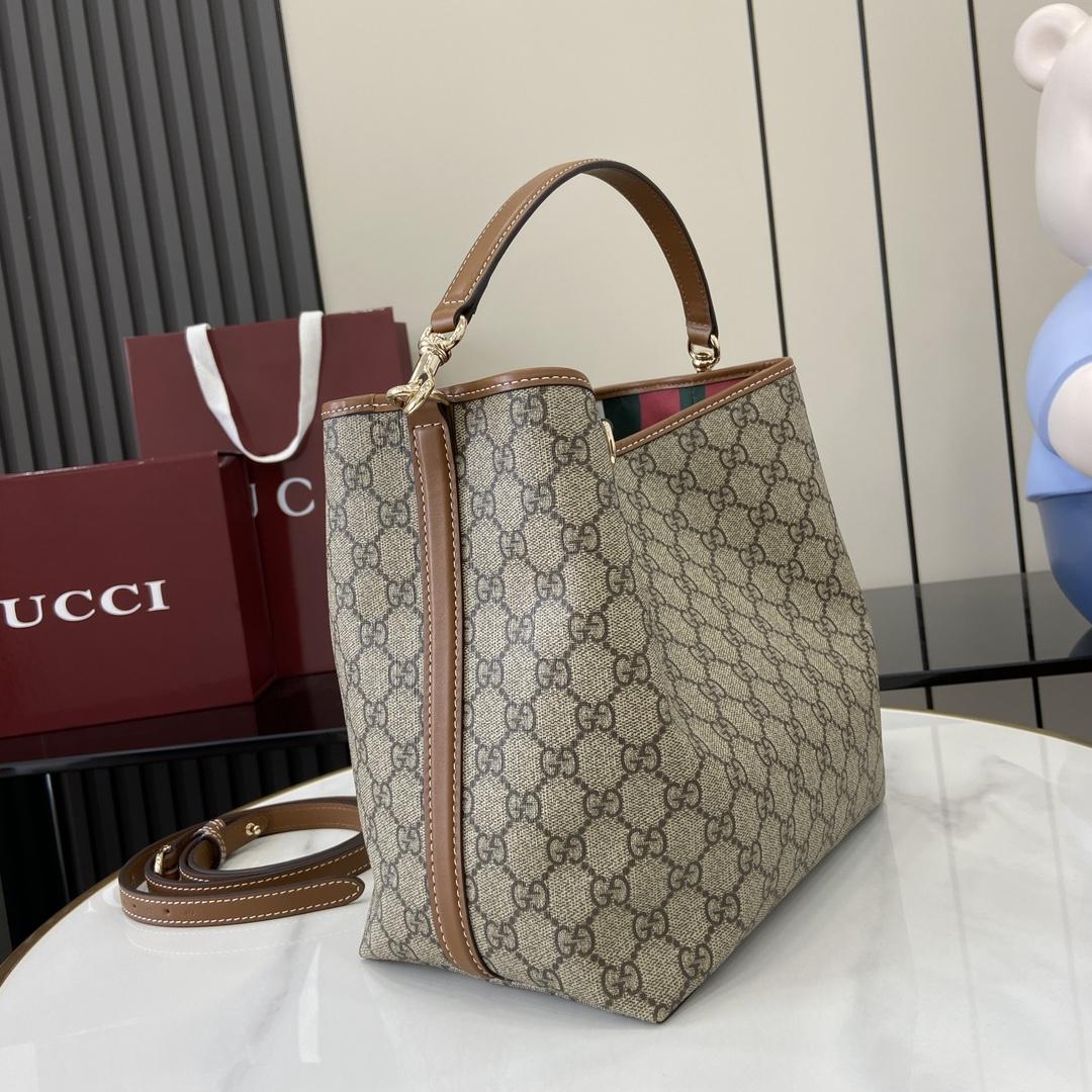 Gucci GG Emblem Small Shoulder Bag - FashionPlug