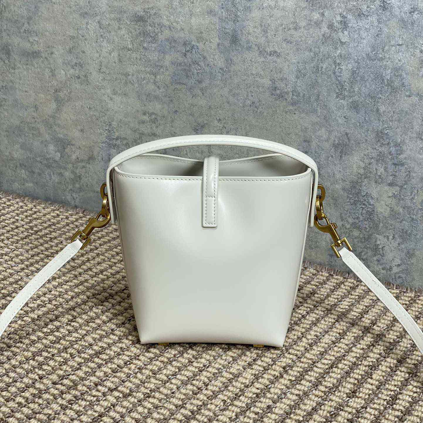 Saint Laurent Le 37 Mini In Shiny Leather - FashionPlug