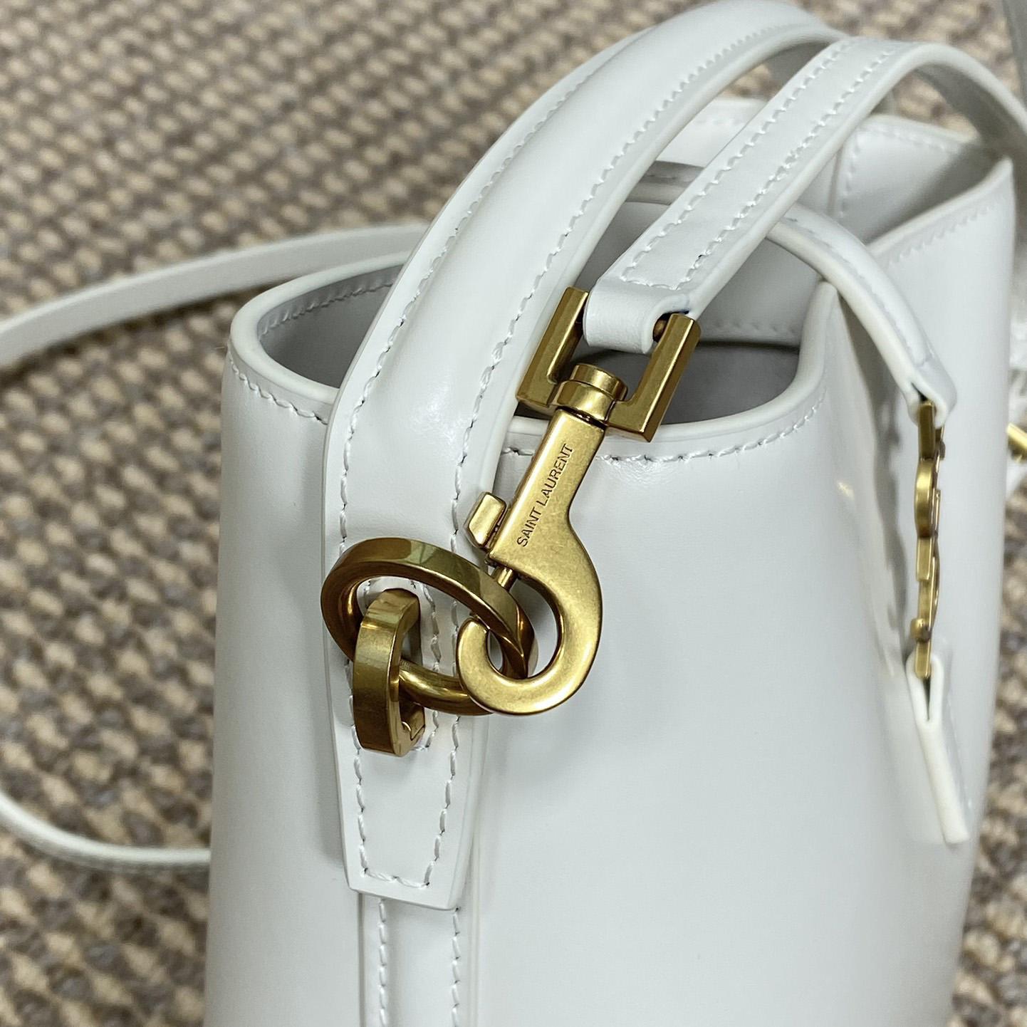 Saint Laurent Le 37 Mini In Shiny Leather - FashionPlug