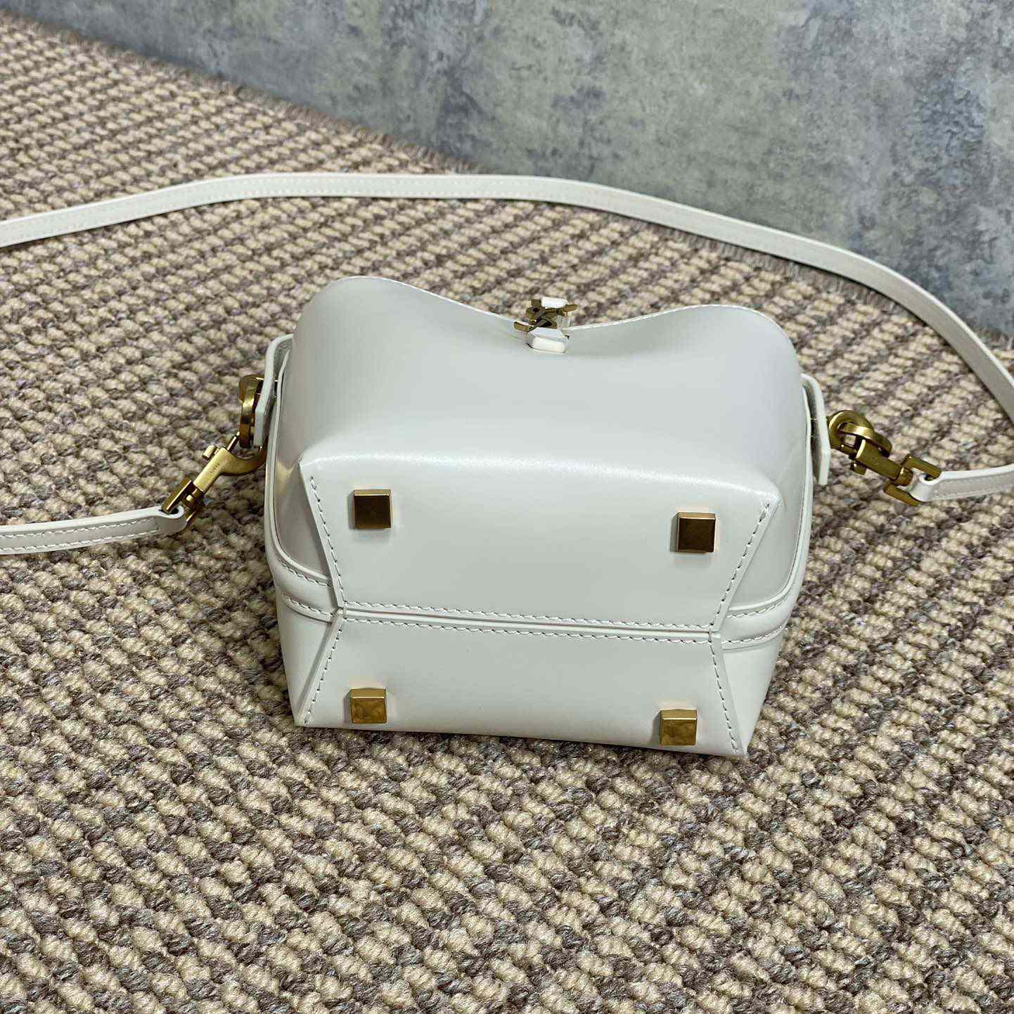 Saint Laurent Le 37 Mini In Shiny Leather - FashionPlug