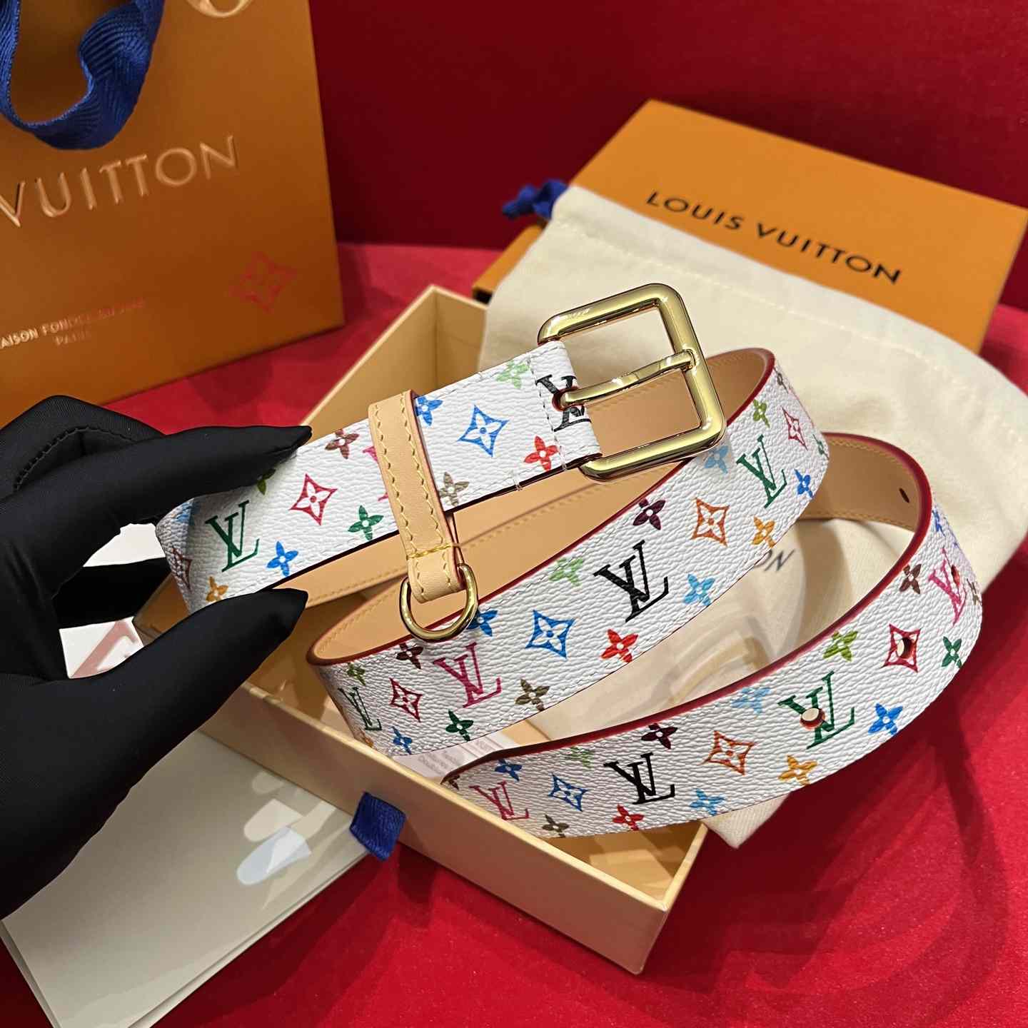Louis Vuitton LV x TM LV D-Ring 30mm Belt   M8981W - FashionPlug