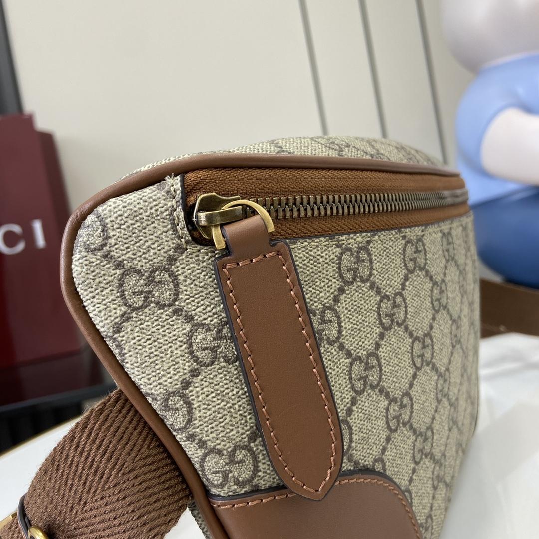 Gucci GG Emblem Medium Belt Bag - FashionPlug