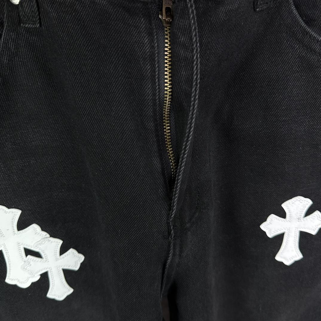 Chrome Hearts Straight Leg Jeans - FashionPlug