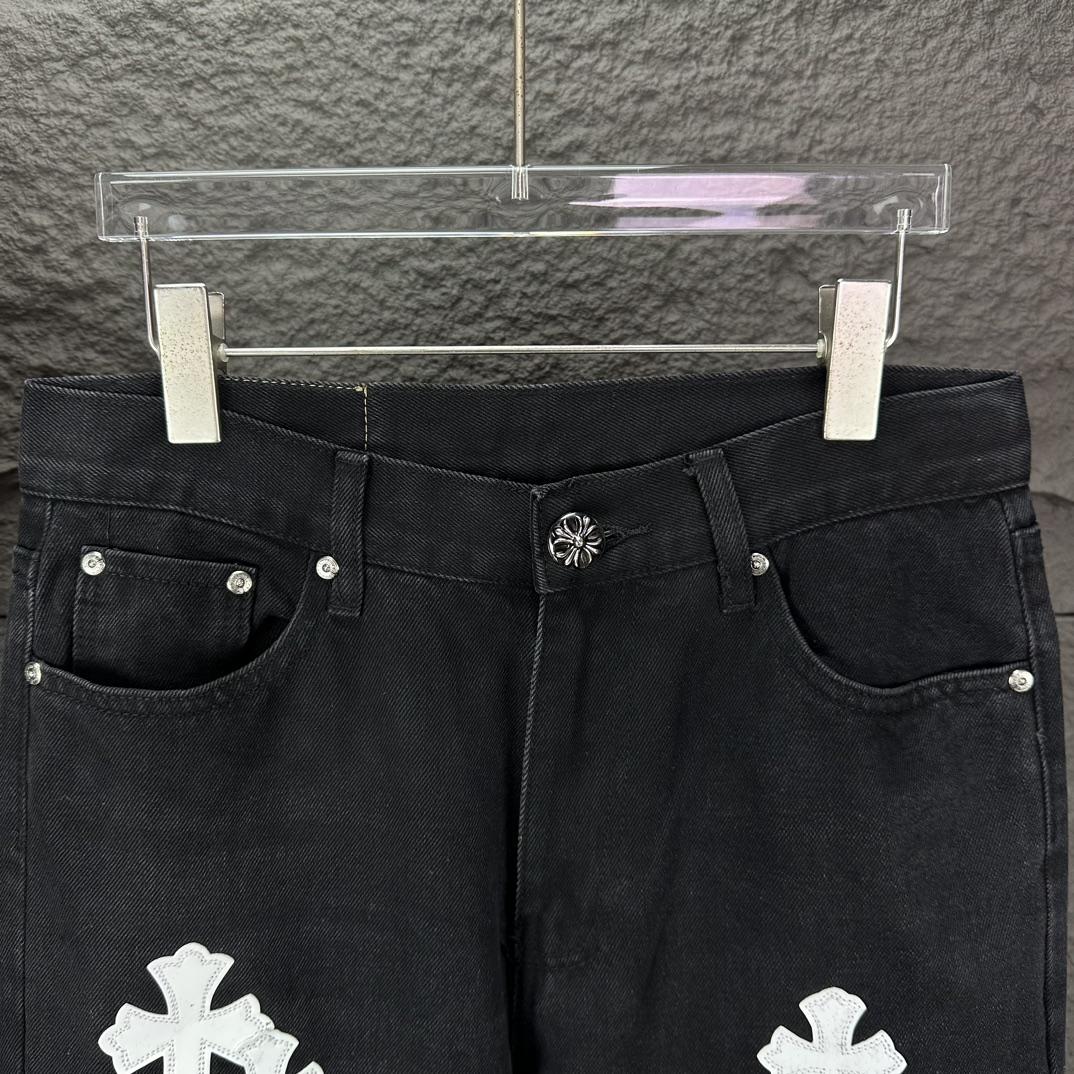 Chrome Hearts Straight Leg Jeans - FashionPlug