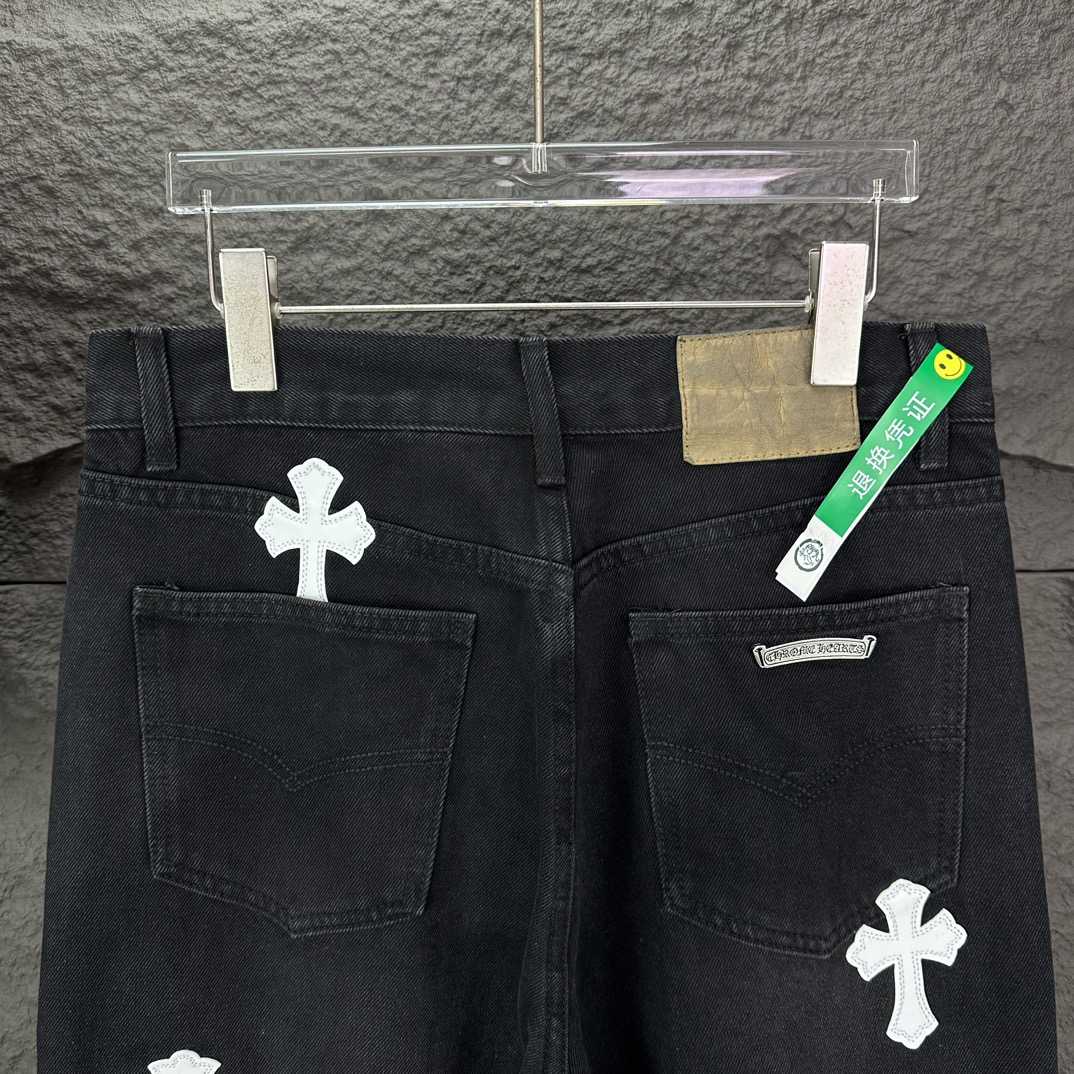 Chrome Hearts Straight Leg Jeans - FashionPlug