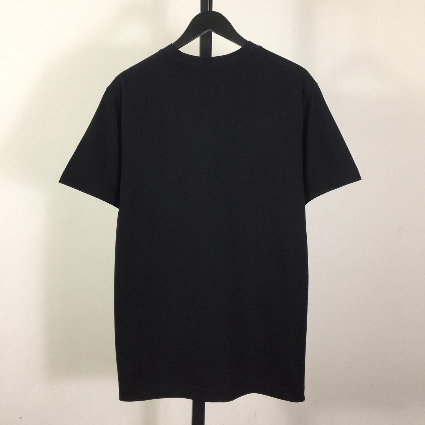 Burberry Embroidered TB Lettering Cotton T-shirt - FashionPlug
