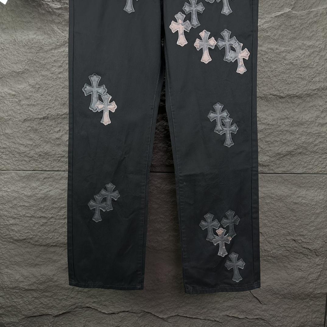 Chrome Hearts Straight Leg Jeans - FashionPlug