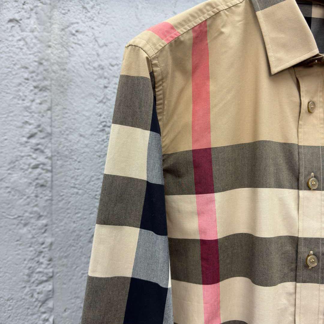 Burberry Check Cotton Shirt In Archive Beige - FashionPlug