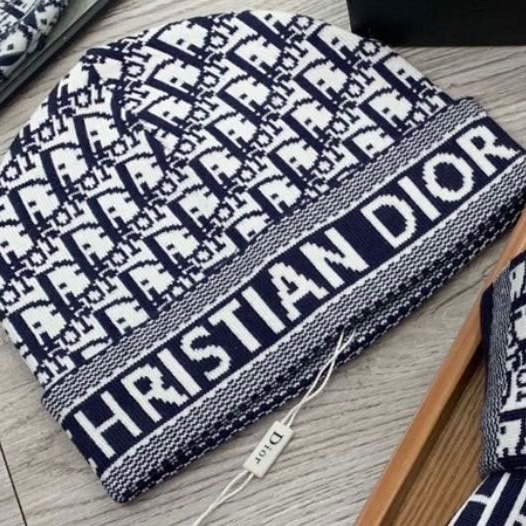 Dior Oblique Beanie  - FashionPlug