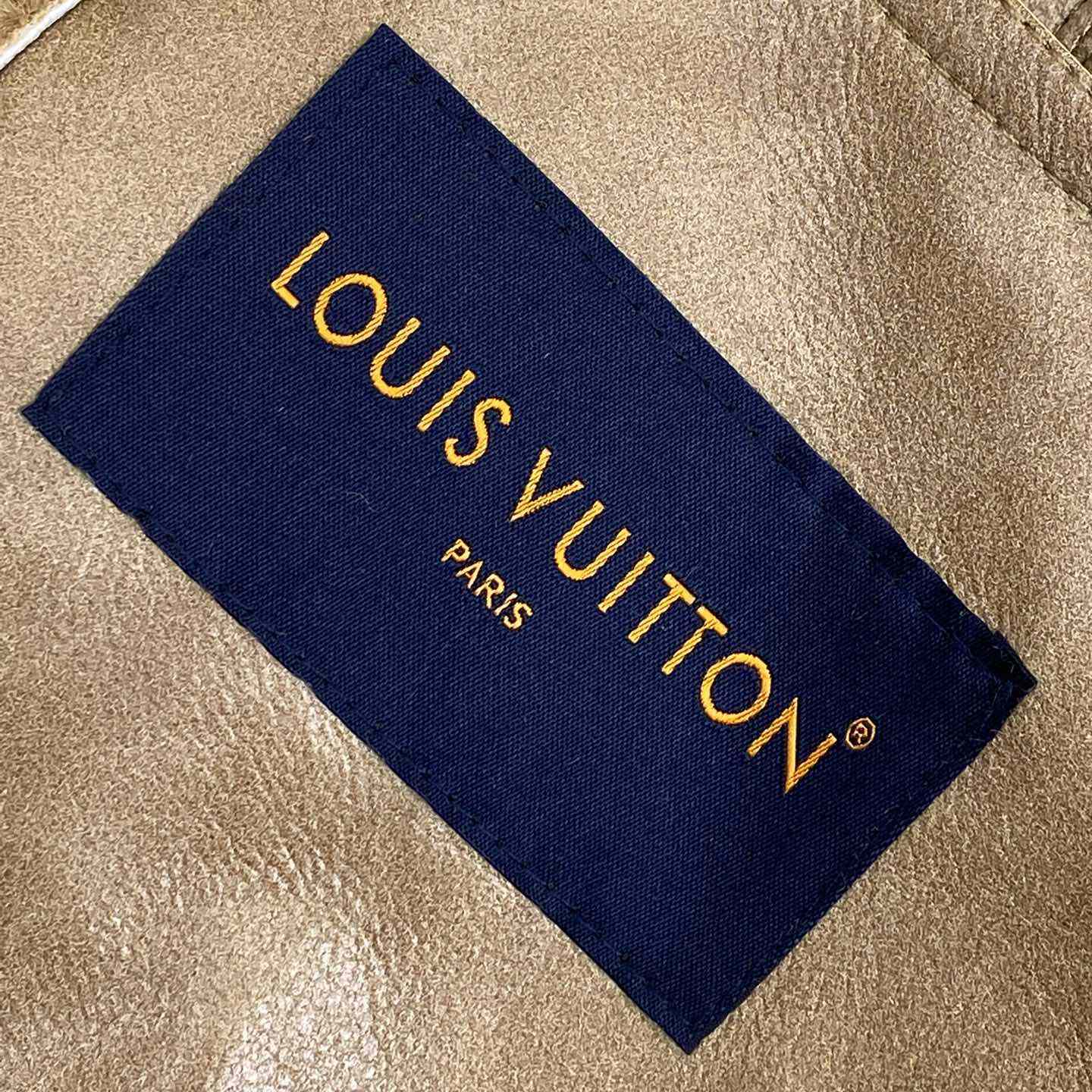Louis Vuitton Shearling Trucker Jacket   1AGJGD - FashionPlug