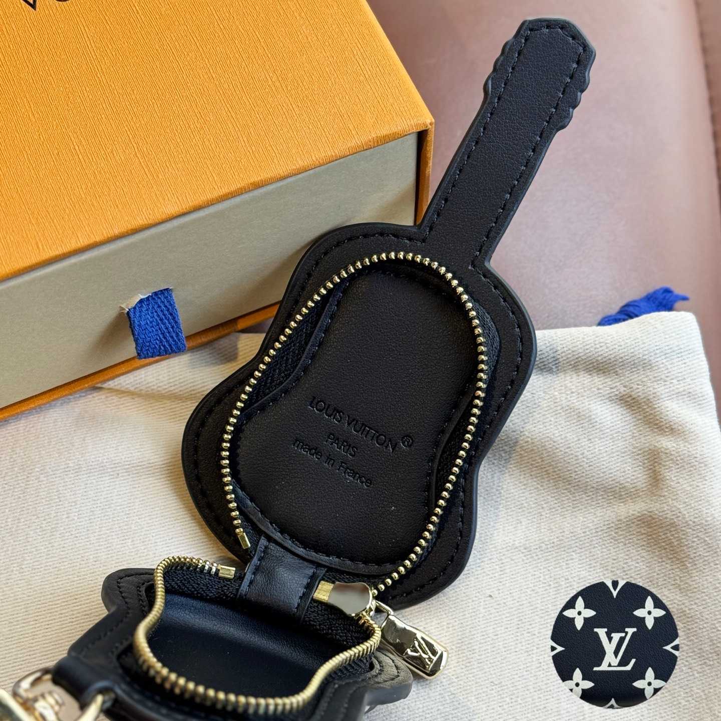 Louis Vuitton Guitar Pouch Bag Charm   M02032 - FashionPlug